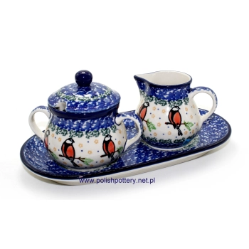 Cukiernica 0,2L+ mlecznik + tacka II Gatunek dek. 1746X Sikorka